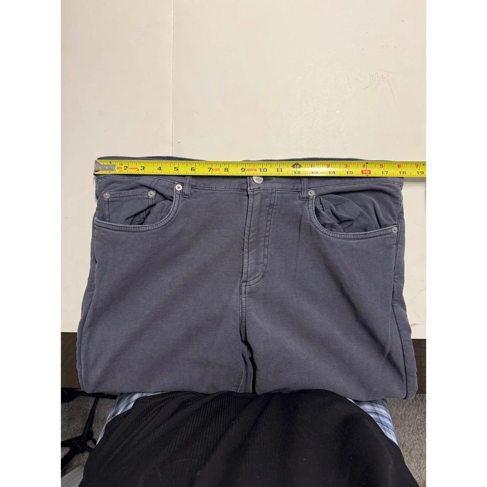 Faherty Brand Mens 5-Pocket Stretch Pants Navy Blue MBC0020-NVY Size 35
